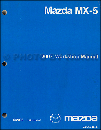 2008 Mazda MX-5 Miata Repair Manual Original 