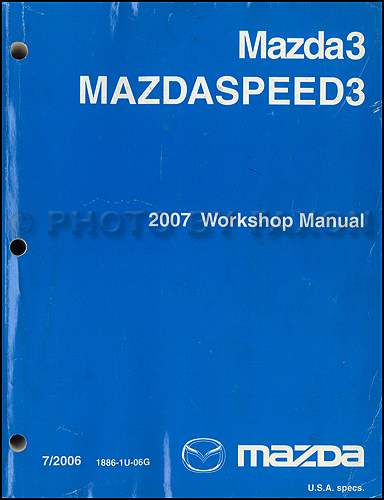 2008 Mazda3 Repair Manual Original 