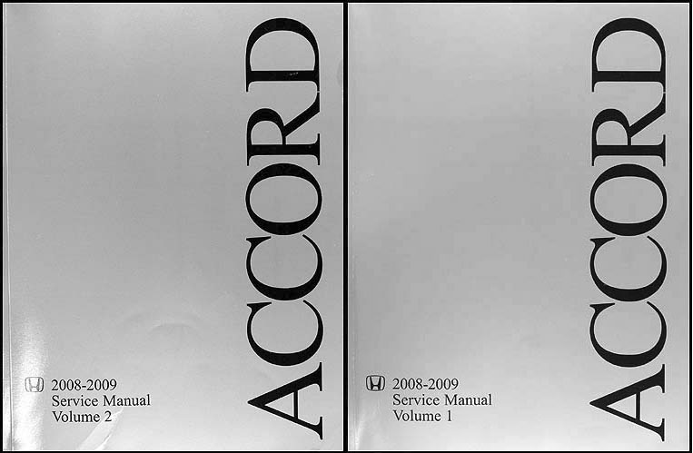 2008 Honda Accord Repair Manual Original 2 Vol. Set