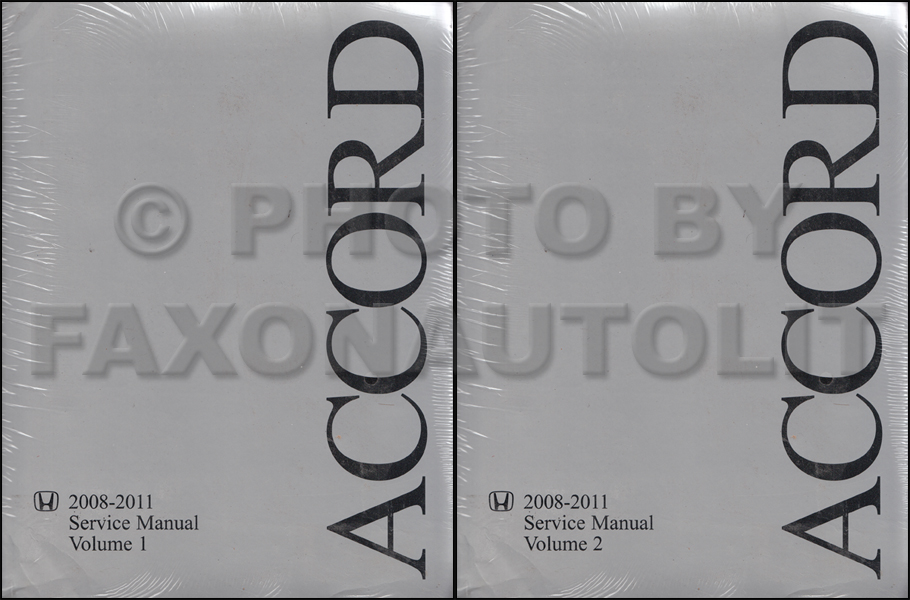 Honda Accord 4 Cylinder Shop Manual Set 2008 2009 Original Repair Service EX LX 