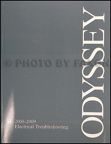 2008-2009 Honda Odyssey Electrical Troubleshooting Manual Original