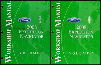 2008 Expedition & Navigator Repair Manual 2 Volume Set Original