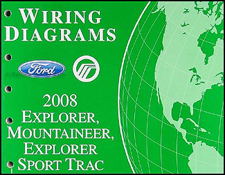 2008 Ford Explorer Mercury Mountaineer Wiring Diagram Manual Original