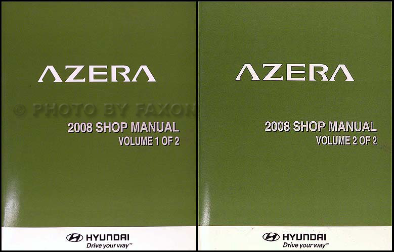 2008 Hyundai Azera Repair Manual Set Original