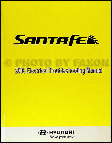 2008 Hyundai Santa Fe Electrical Troubleshooting Manual Original