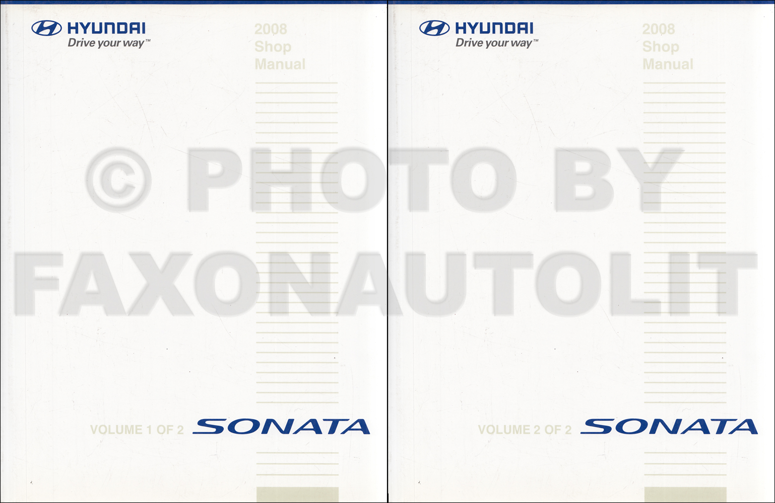 2007 Hyundai Sonata Shop Manual 2 Volume Set Original