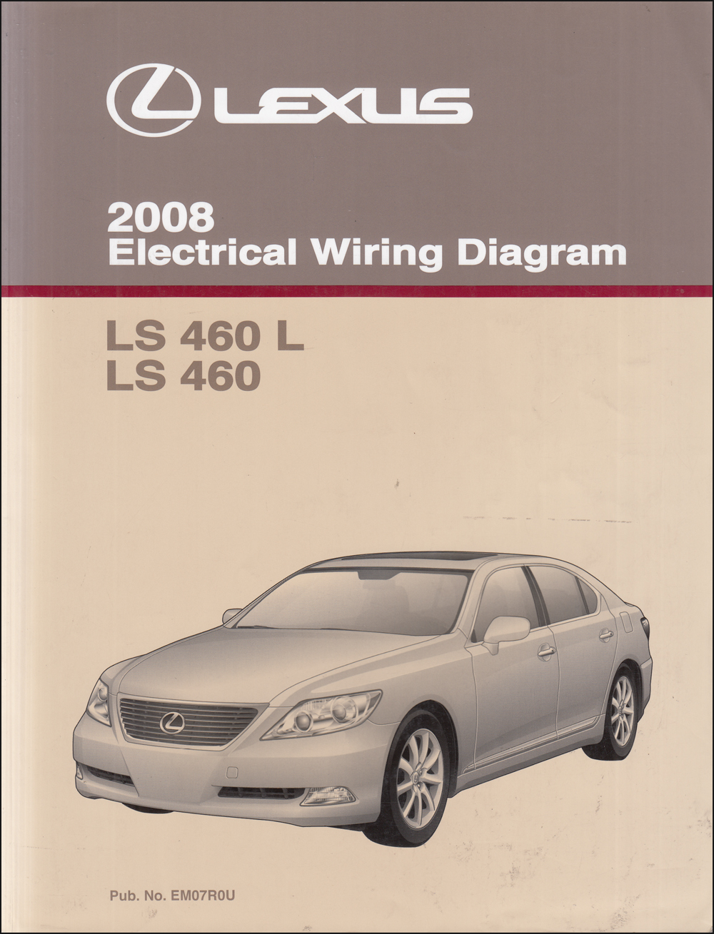 2008 Lexus LS 460 Wiring Diagram Manual 
