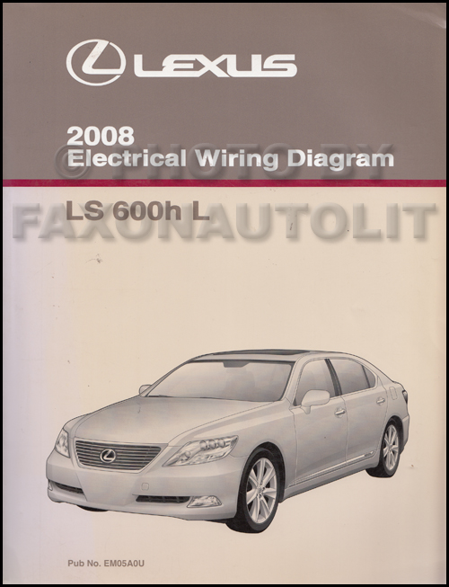 2008 Lexus LS 600h L Wiring Diagram Manual Original