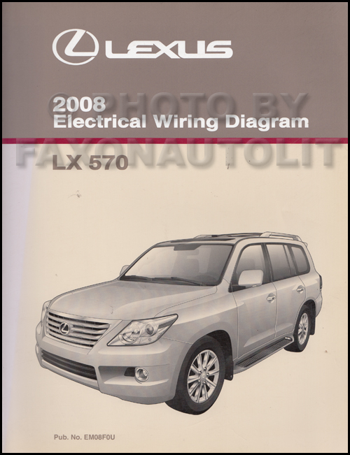 2008 Lexus LX 570 Wiring Diagram Manual Original