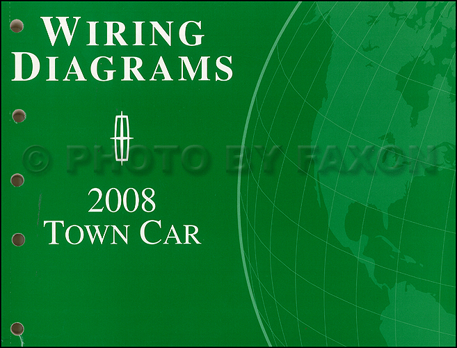 2008 Lincoln Town Car Wiring Diagram Manual Original