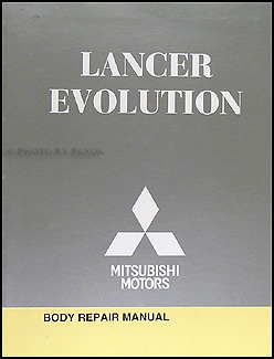 2008-2015 Mitsubishi Lancer Evolution Body Manual Original 