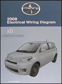 2008 Scion xD Wiring Diagram Manual Original