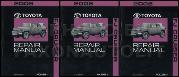 2000 Toyota Land Cruiser Repair Manual Original Set