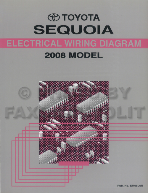 2008 Toyota Sequoia Wiring Diagram Manual Original