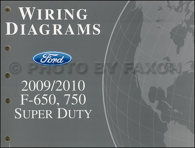 2009-2010 Ford F650-F750 Medium Truck Wiring Diagram Manual Original