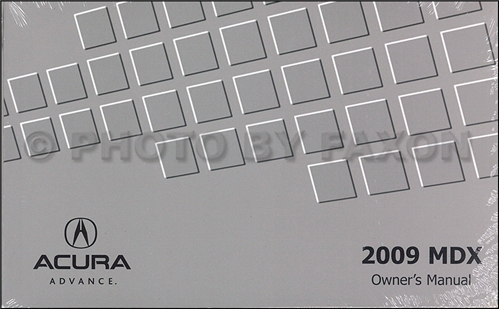 2009 Acura MDX Owners Manual Original