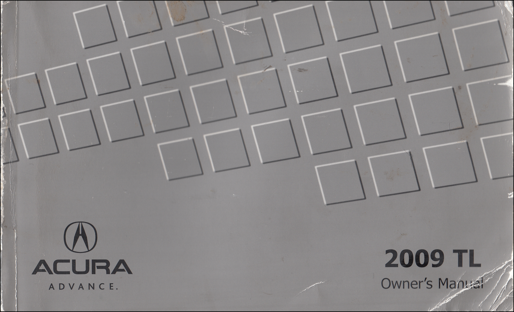 2009 Acura TL Owners Manual Original