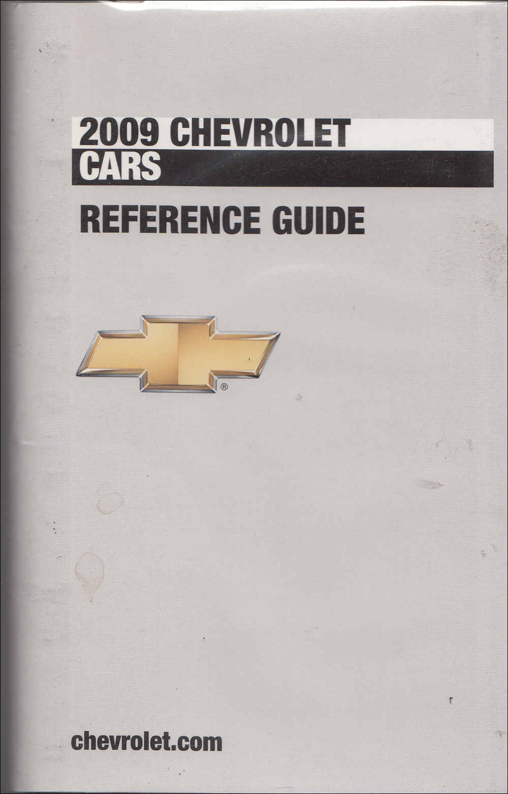 2009 Chevrolet Car Data Book with Color & Upholstery Original