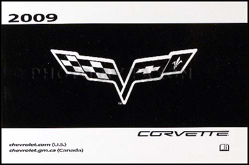 2009 Chevy Corvette Owner's Manual Original