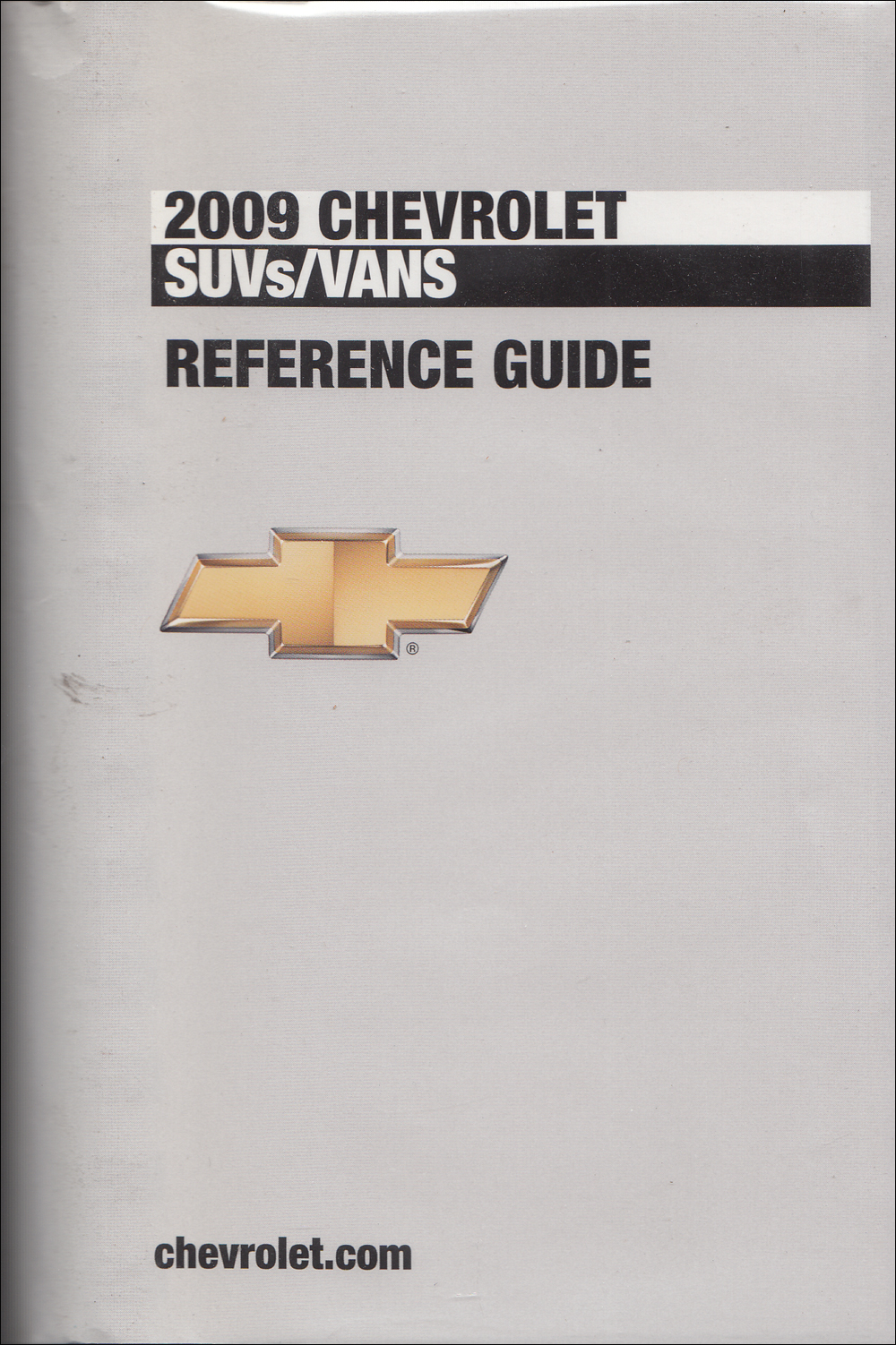 2009 Chevrolet SUV & Vans Data Book with Color & Upholstery Original