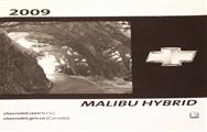 2009 Chevrolet Malibu Hybrid Owner's Manual Original