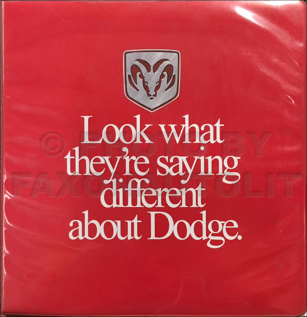 2009 Dodge Data Book Original