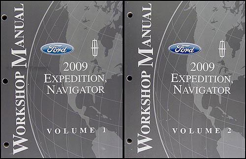 2009 Ford Expedition & Lincoln Navigator Repair Manual 2 Volume Set