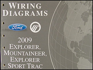 2009 Ford Explorer/Sport Trac, Mountaineer Wiring Diagram Original