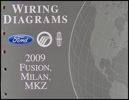 2009 Fusion Milan MKZ Wiring Diagram Manual Original