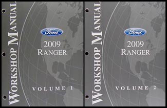 2009 Ford Ranger Repair Manual Original 2 Volume Set