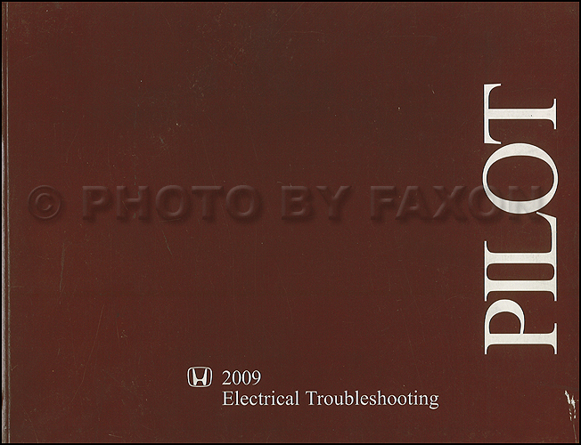 2009-2010 Honda Pilot Electrical Troubleshooting Manual Original