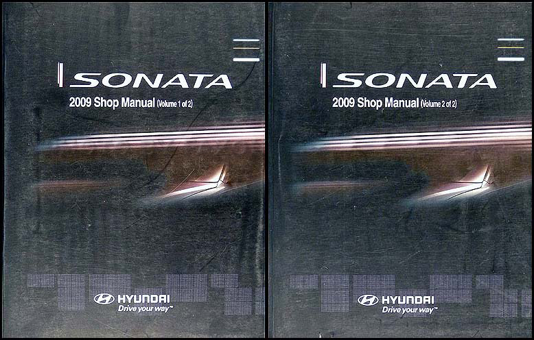 2009 Hyundai Sonata Shop Manual 2 Volume Set Original