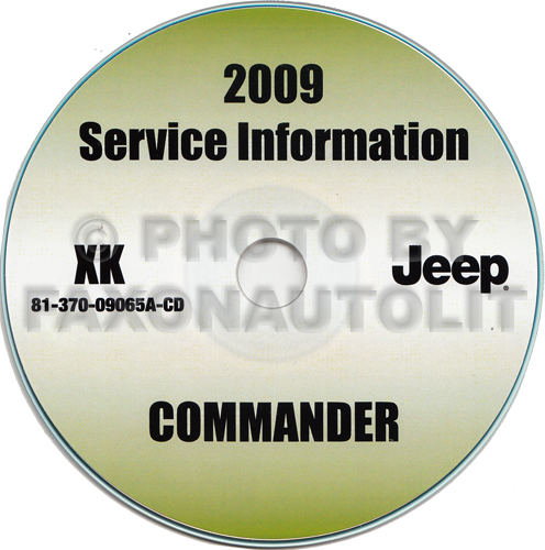 2009 Jeep Commander Repair Shop Manual CD-ROM