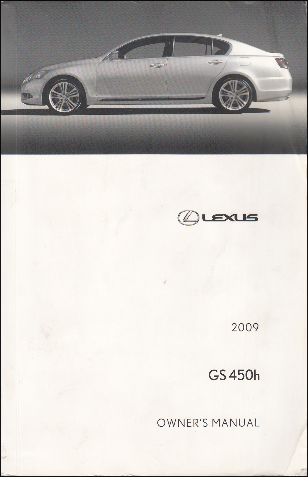 2009 Lexus GS 450h Owners Manual Original