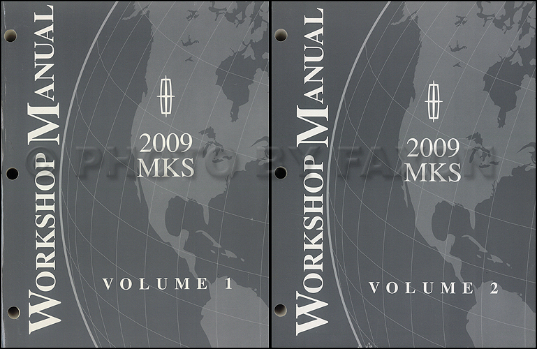 2009 Fusion Milan MKZ Repair Manual 2 Volume Set Original 