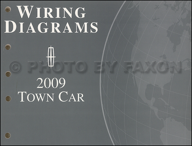 2009 Lincoln Town Car Wiring Diagram Manual Original