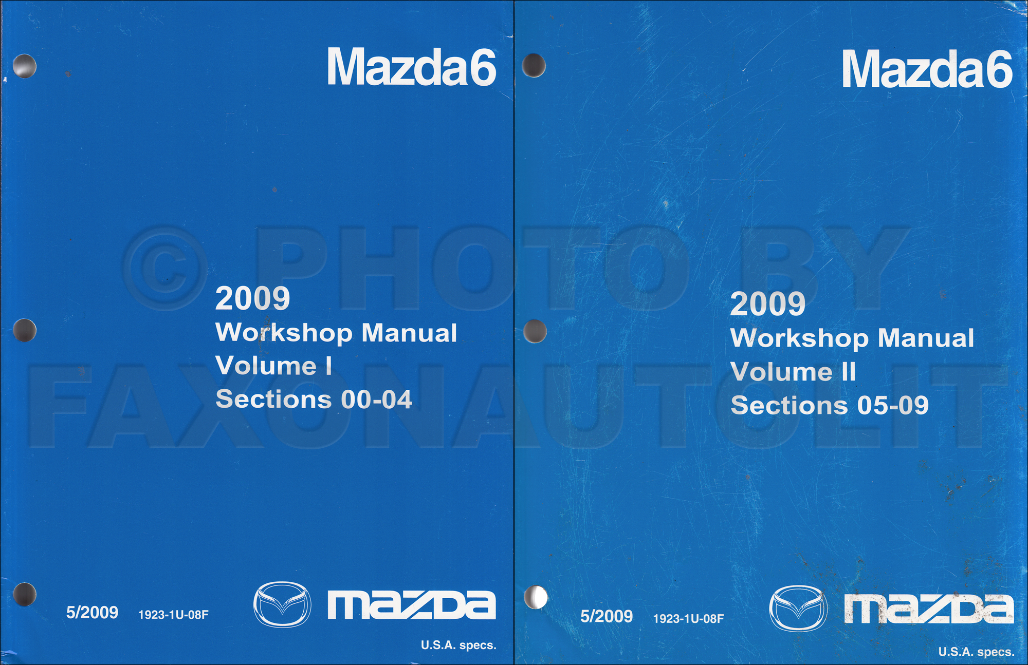 2008 Mazda6 Repair Manual Original Mazda 6