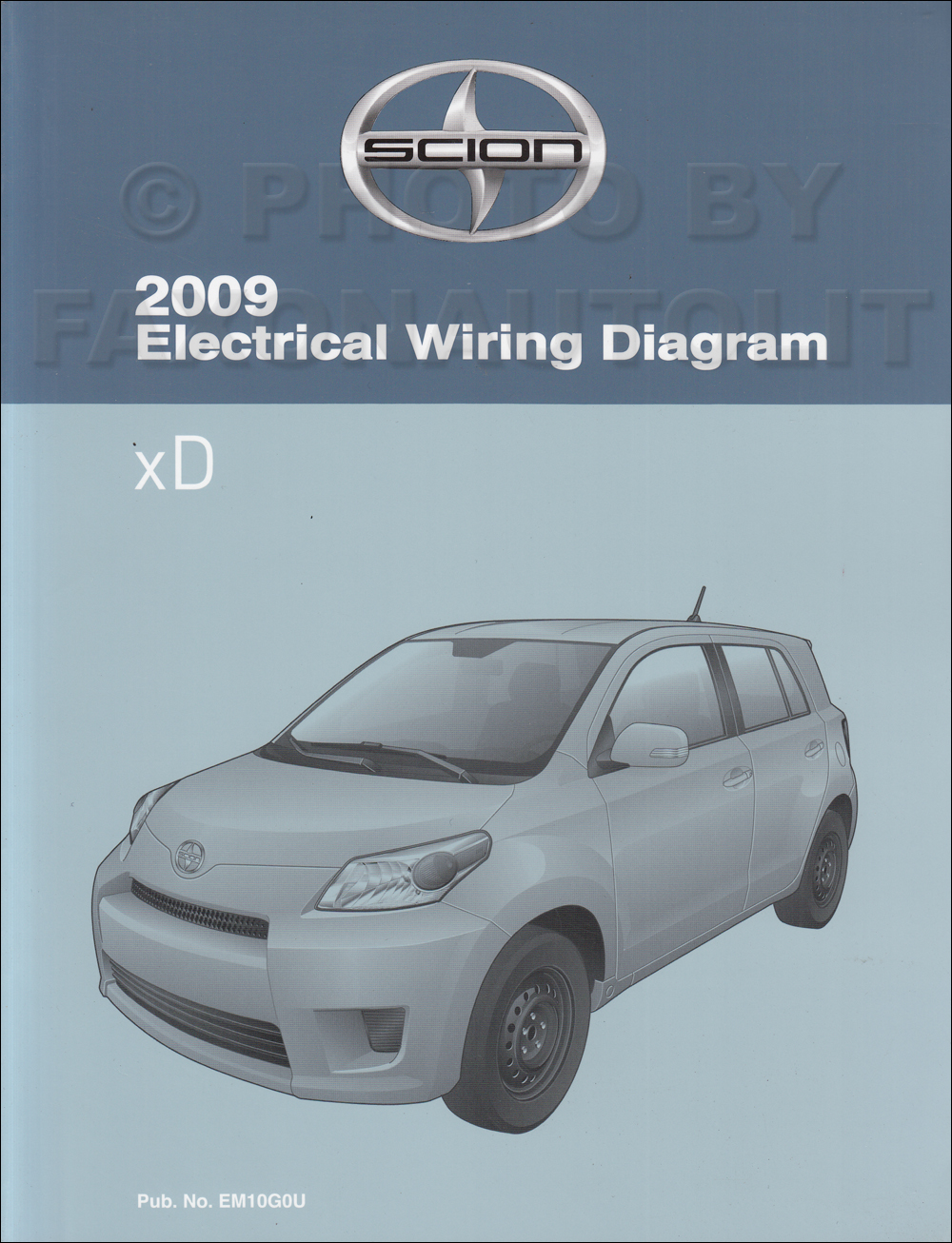 2009 Scion xD Wiring Diagram Manual Original