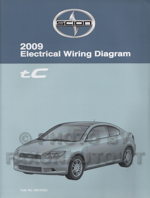 2009 Scion tC Wiring Diagram Manual Original