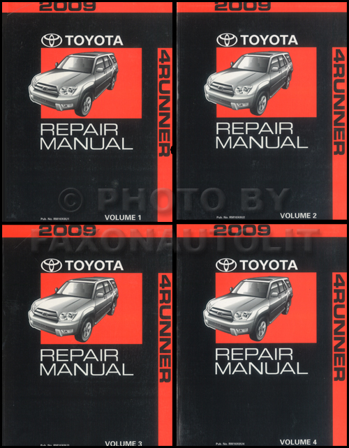 2002 Toyota 4Runner Repair Manual Original Set