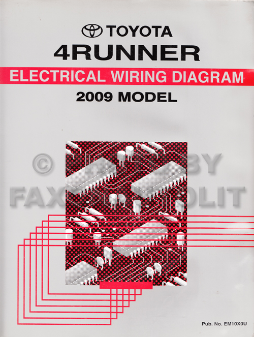 2009 Toyota 4Runner Wiring Diagram Manual Original