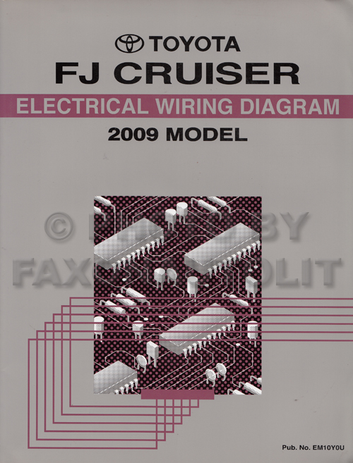 2009 Toyota FJ Cruiser Wiring Diagram Manual Original