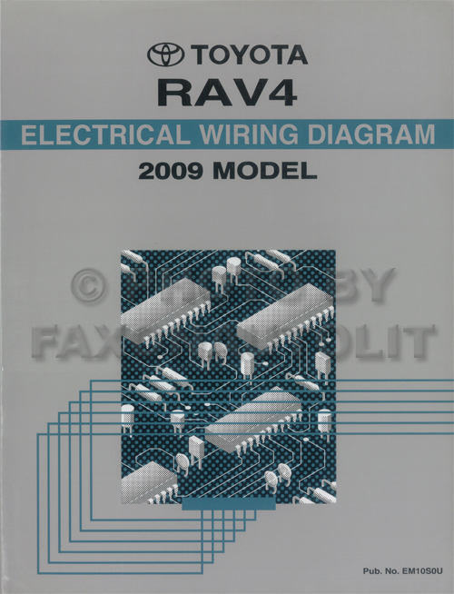 2009 Toyota RAV4 Wiring Diagram Manual Original