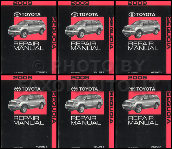 2005 Toyota Sequoia Repair Manual Original Set