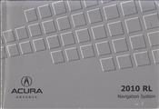 2010 Acura RL Navigation System Owners Manual Original