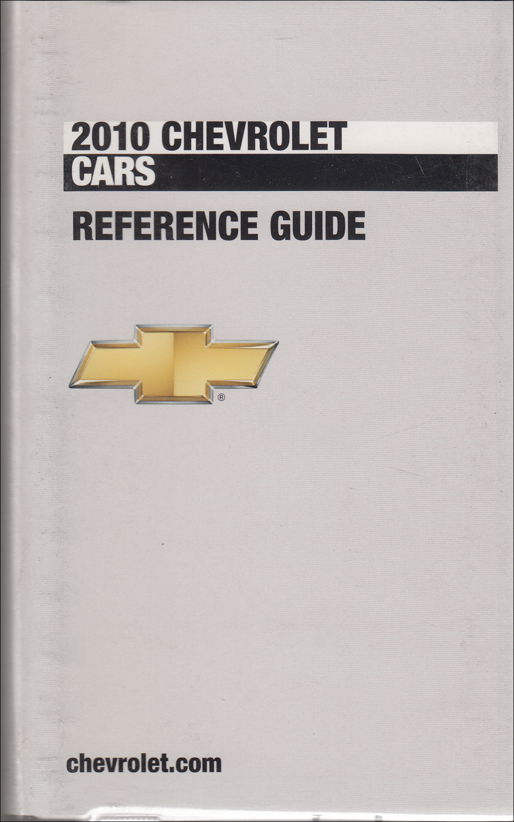 2010 Chevrolet Car Data Book with Color & Upholstery Original