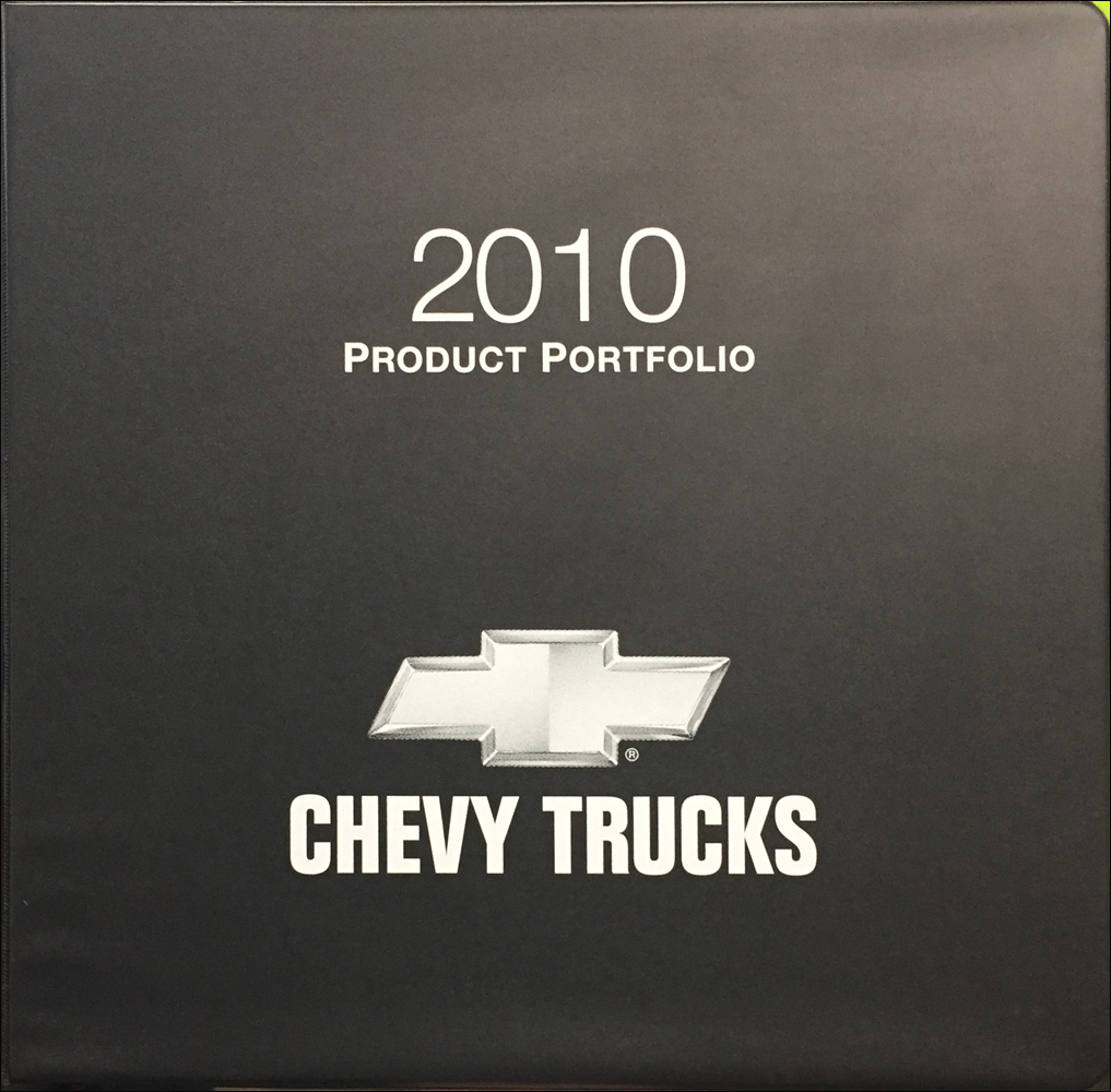 2010 Chevrolet Truck Color and Upholstery Dealer Album/Data Book Original