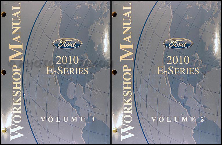 2010 Ford E- Series Repair Manual 2 Volume Set Original 