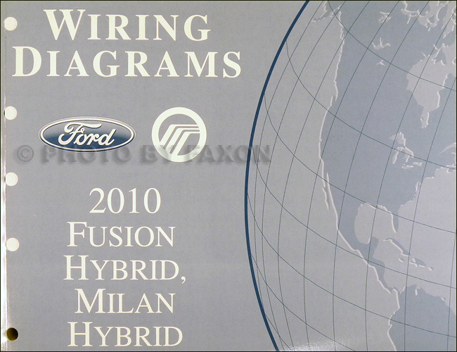 2010 Ford Fusion Hybrid/Mercury Milan Hybrid Wiring Diagram Manual Original