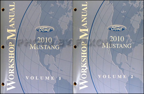 2009 Ford Mustang Shop Manual Original 2 Volume Set